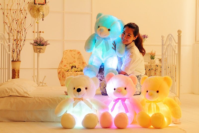 Creative Light Up LED Teddy Bear Stuffed