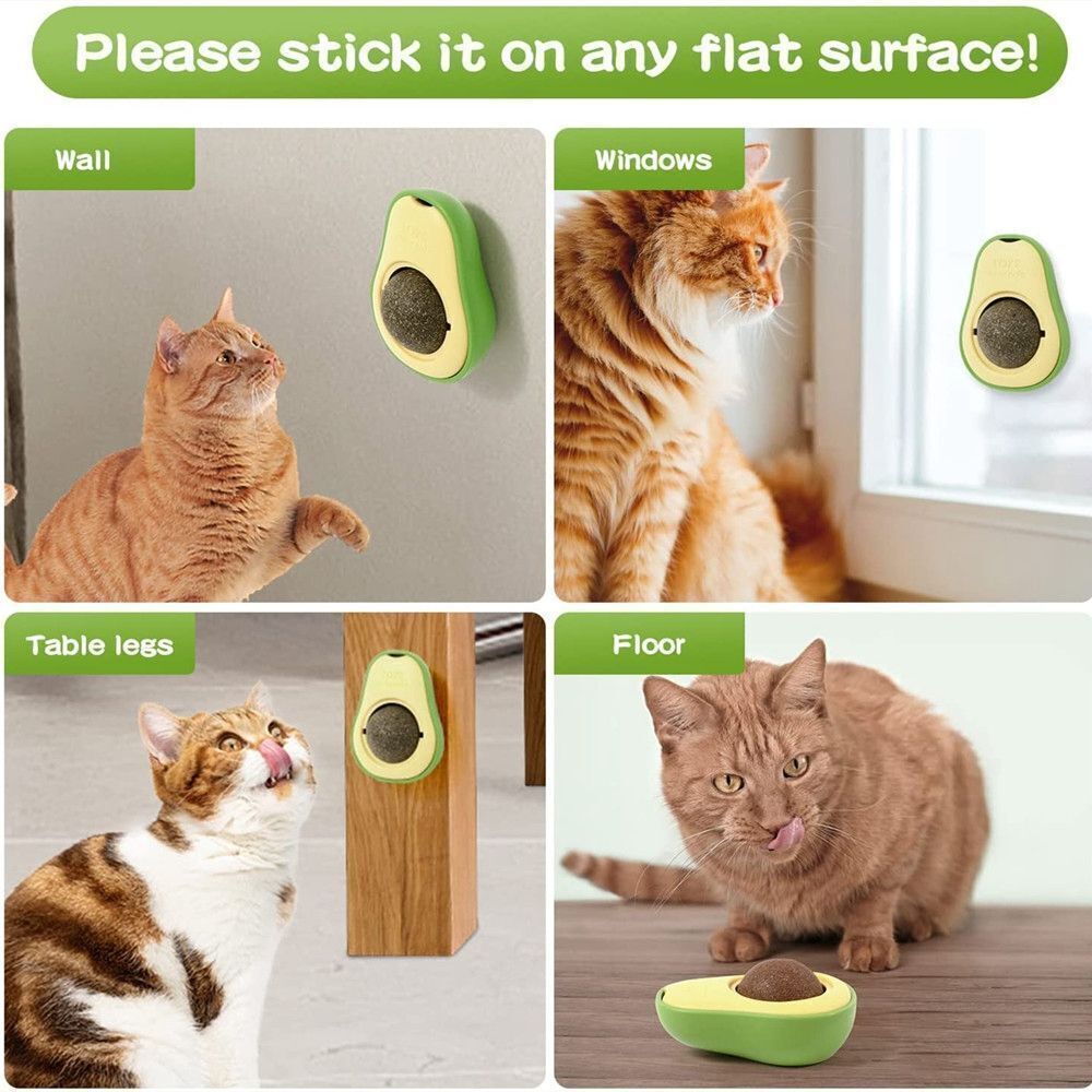 Avocado Cat Teeth Cleaning Toy