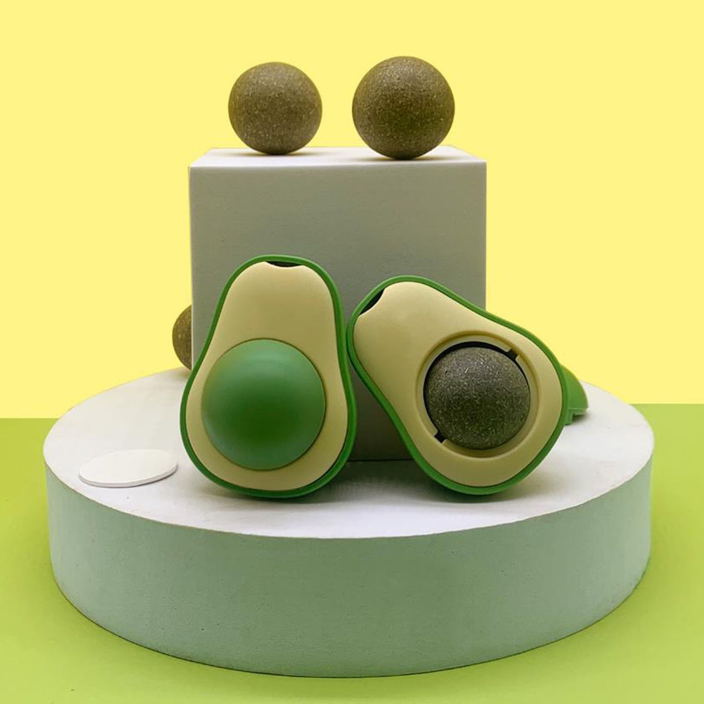 Avocado Cat Teeth Cleaning Toy