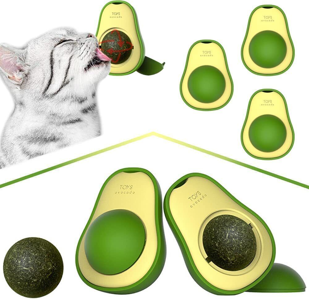 Avocado Cat Teeth Cleaning Toy